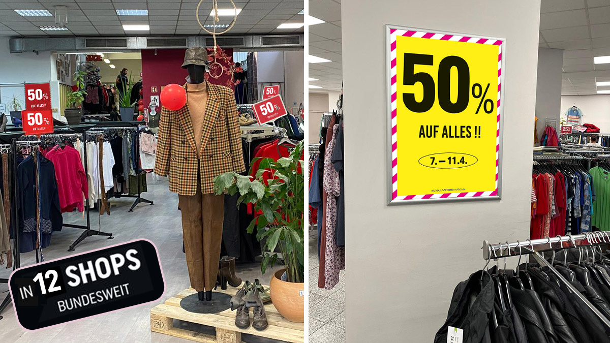 Rabatt-Wochen in 12 Shops