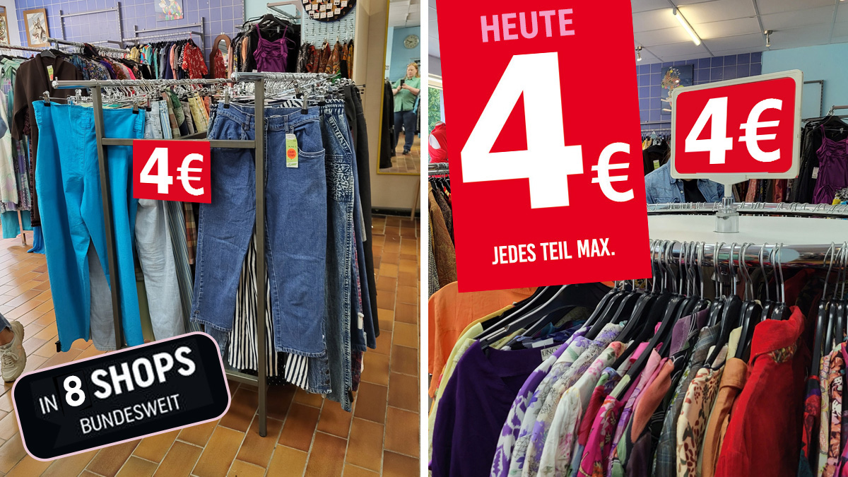 Rabatt-Wochen in 8 Shops